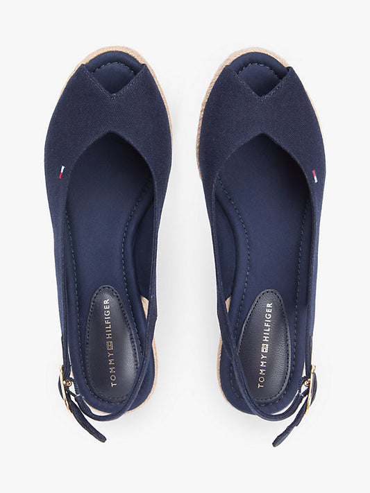 Hemp Slingback Wedge Espadrilles