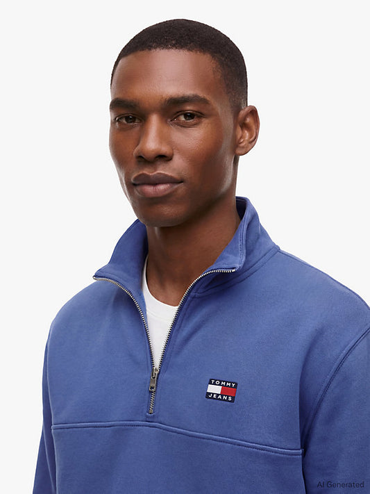 Badge Quarter-Zip Sweatshirt