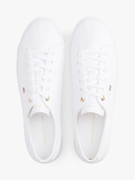 Enamel Flag Canvas Trainers