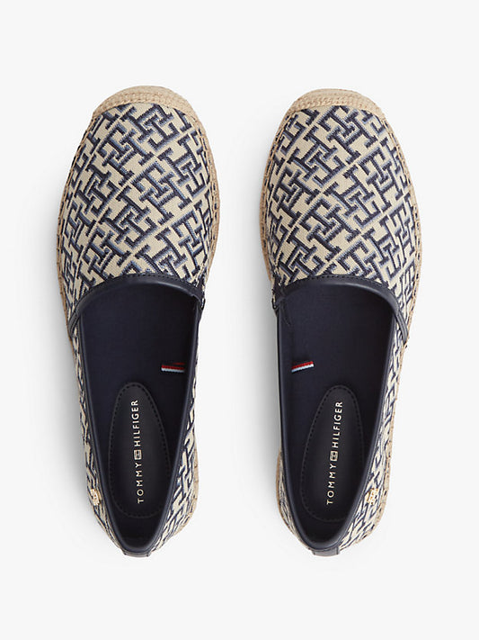 Monogram Plaque Jacquard Espadrilles