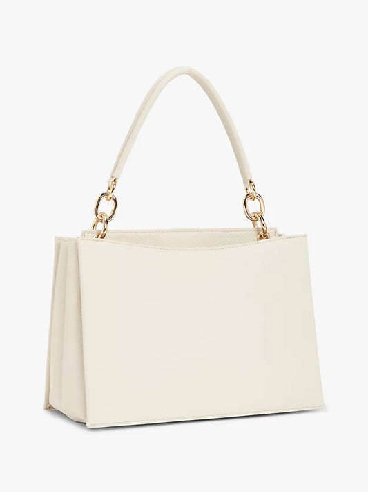 Monogram Pebble Grain Satchel
