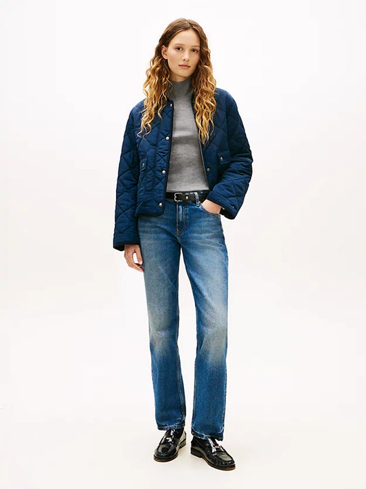 Padded Flag Quilted Water Repellent Jacket