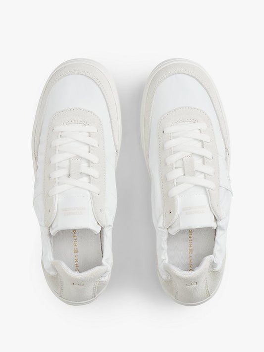 Suede Scrunch Back Trainers