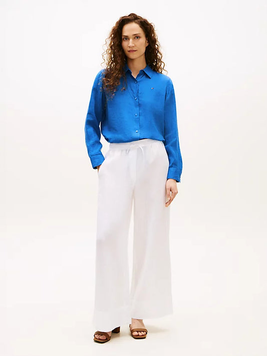 Relaxed Fit Pure Linen Shirt