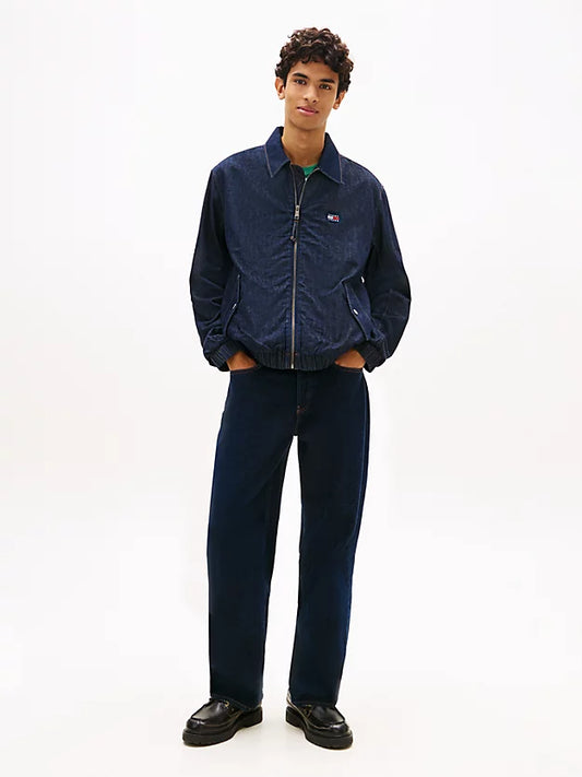 Chambray Denim Harrington Jacket