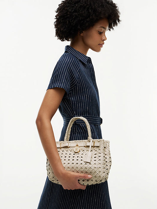 The American Icon Braided Leather Tote Bag