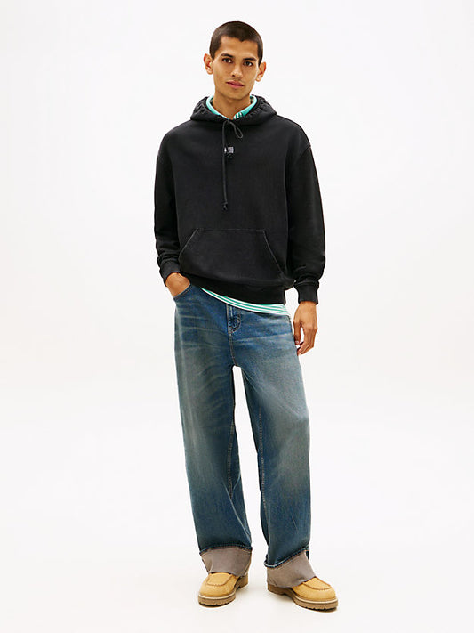 Overdyed Back Flag Badge Relaxed Hoody