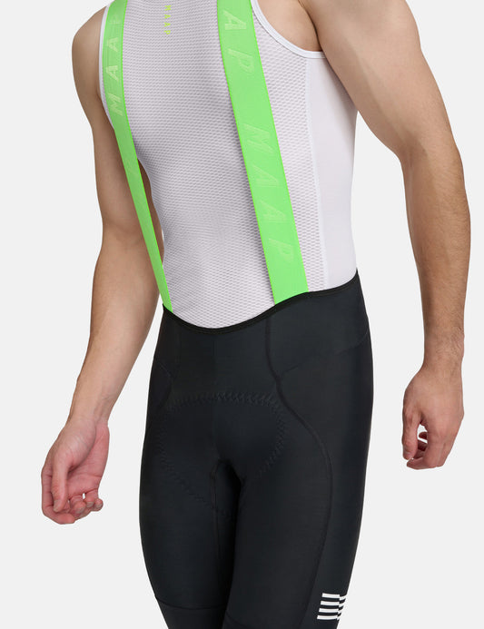 Eclipse Team Bib Evo - Black/Fluro Green