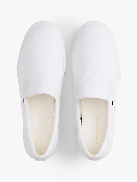 Low Profile Canvas Slip-On Trainers