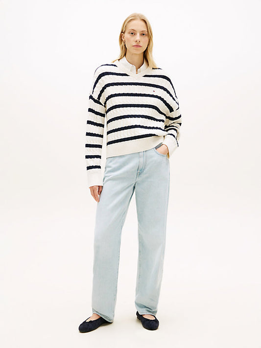 Cable Knit Relaxed Jumper