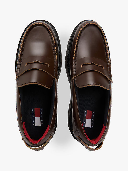 Archive Leather Chunky Cleat Loafers