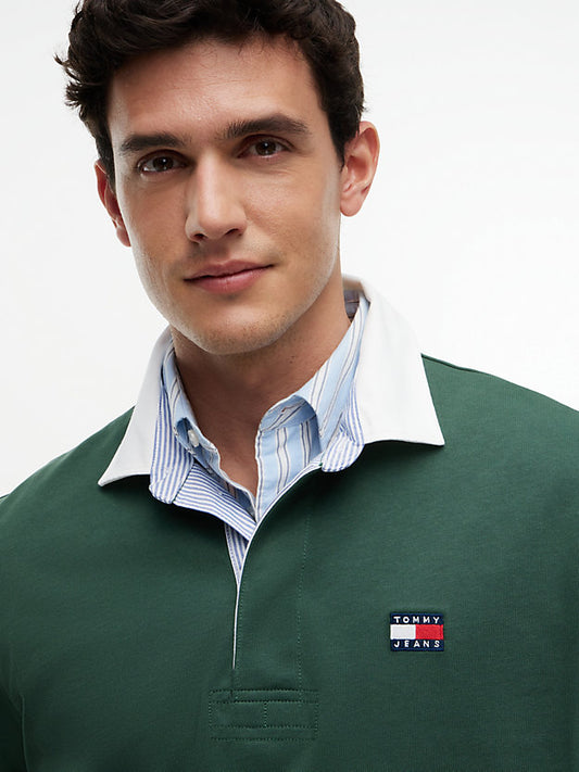 Badge Relaxed Rugby Shirt