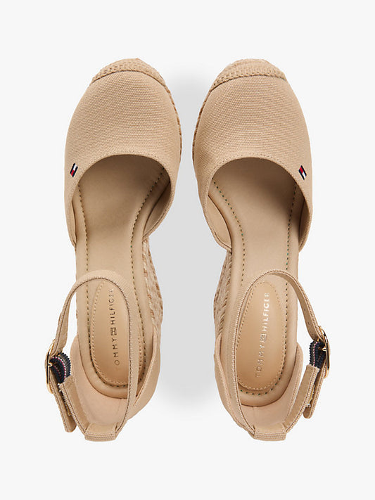 Canvas High Wedge Espadrilles