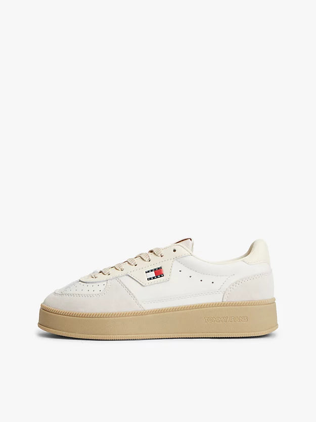The Greenwich Leather Chunky Cupsole Trainers