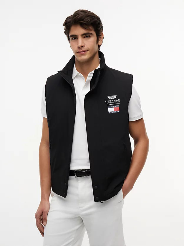 1 Team Logo Funnel Neck Gilet