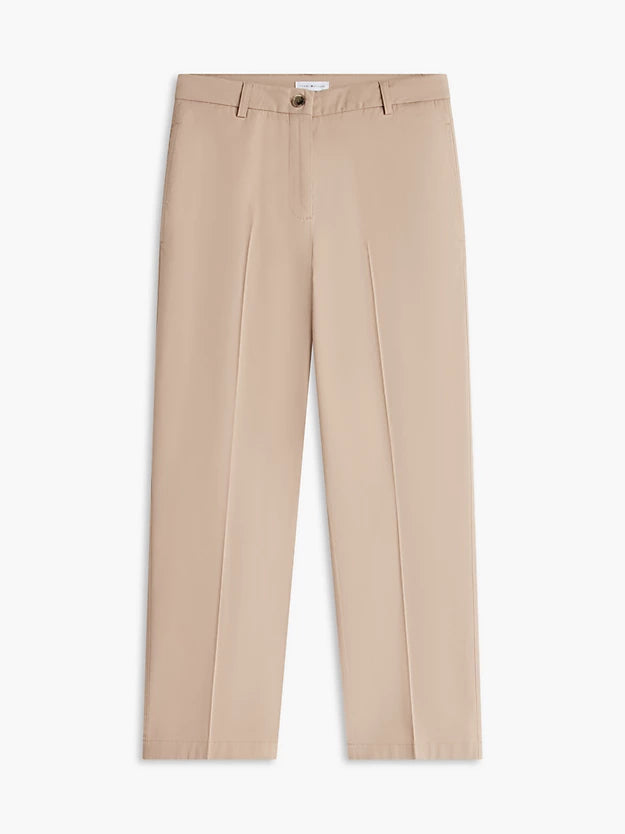 Washed Slim Straight Chinos