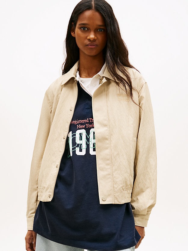 Badge Water Repellent Coach Jacket