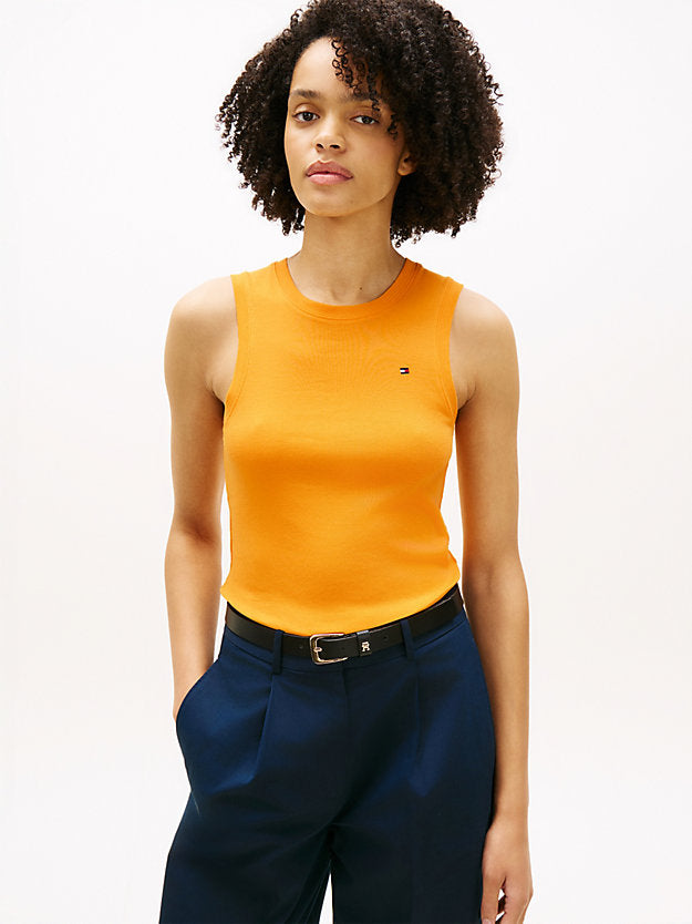 Slim Crew Neck Tank Top