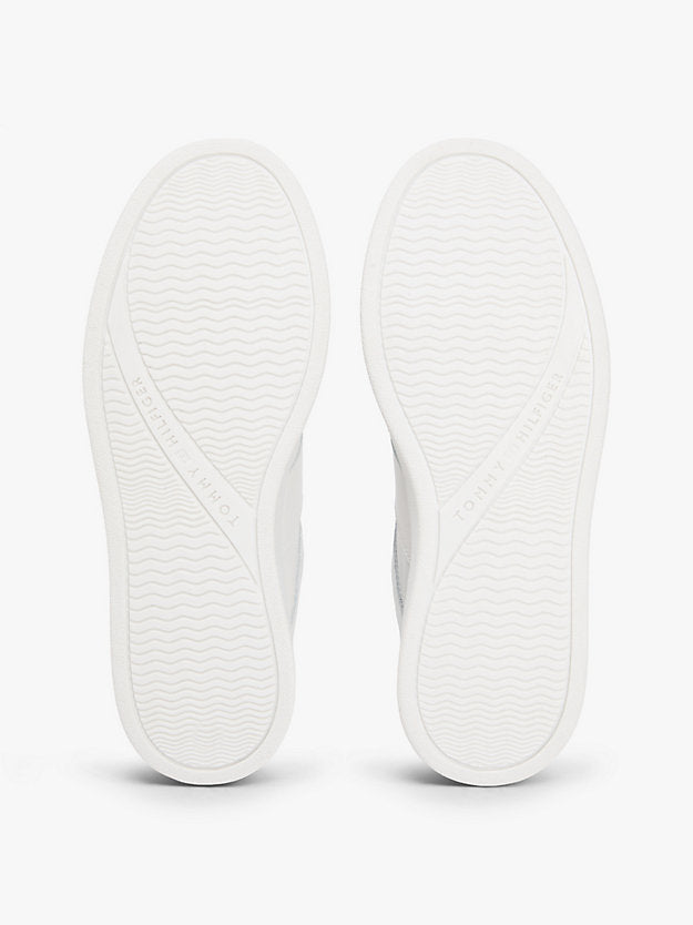 Leather Monogram Court Trainers