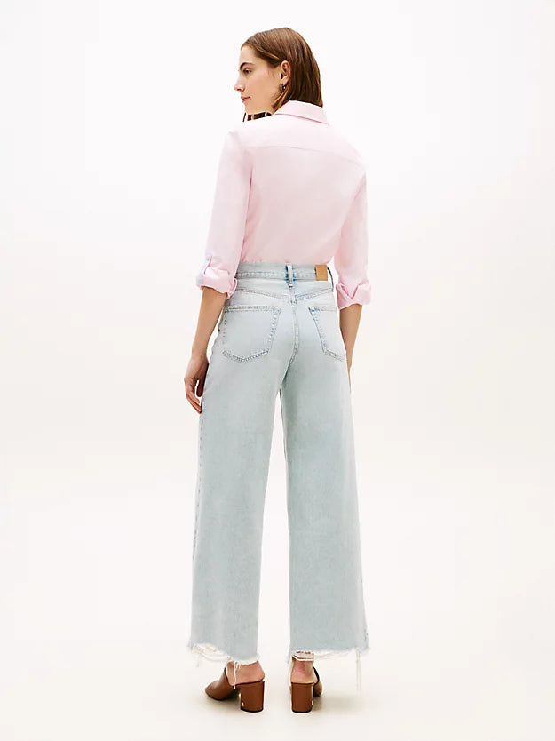 70s High Rise Wide Leg Jeans