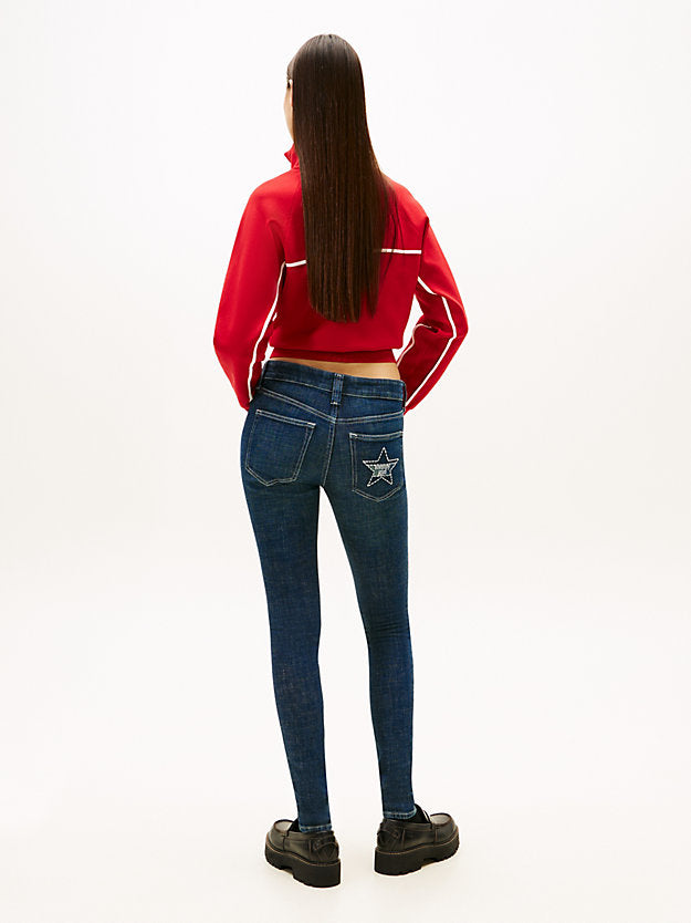 Girl Seam Detail Skinny Jeans