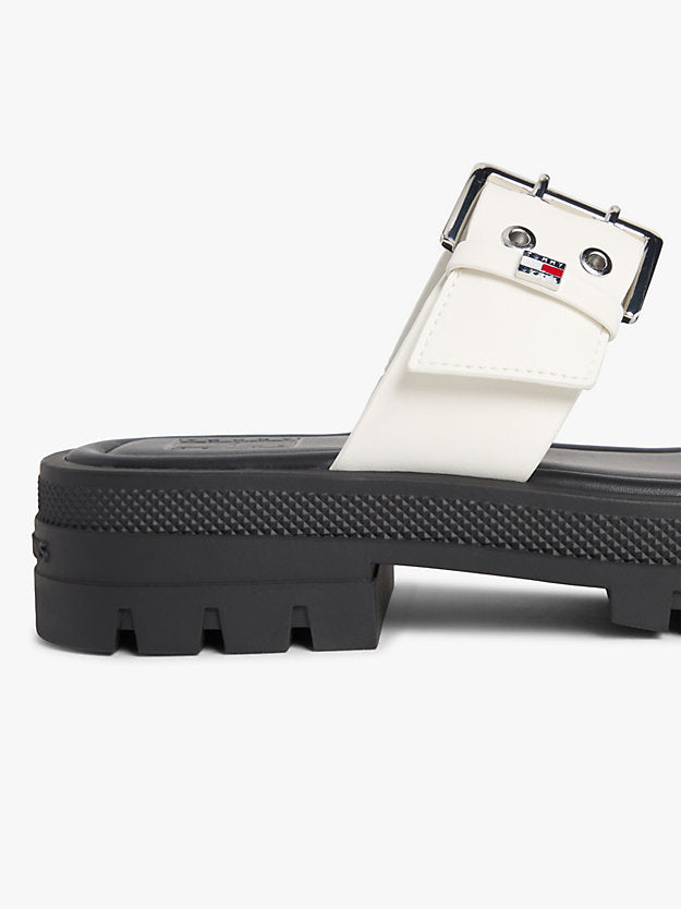 Chunky Cleat Double Buckle Sandals