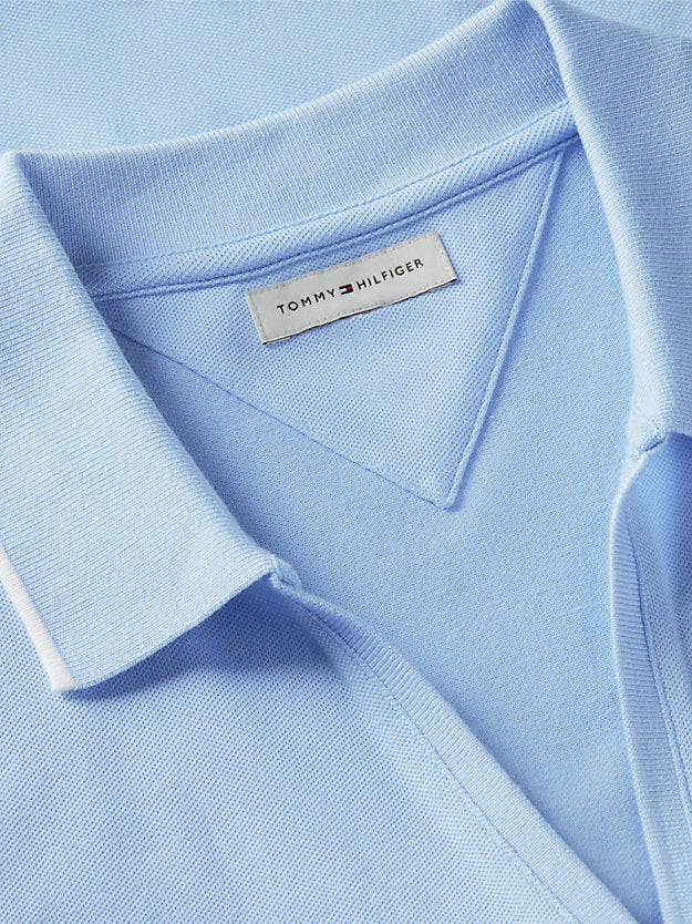 Regular Fit Pique Henley Polo Shirt
