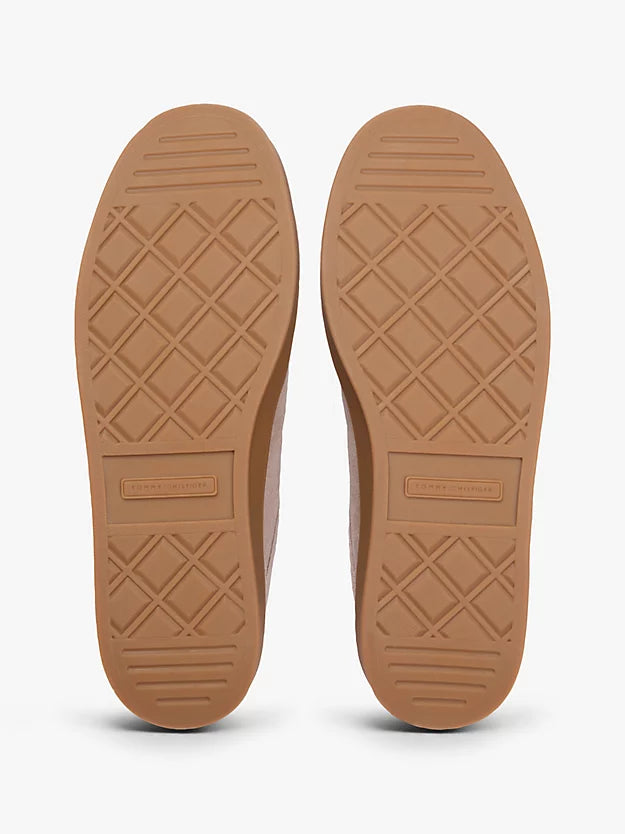 Monogram Suede Court Trainers