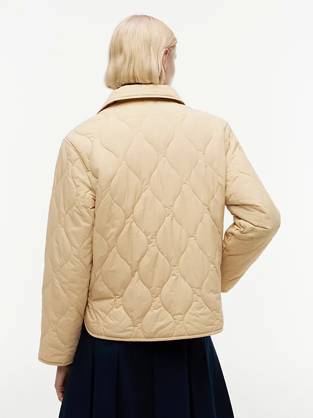 Water Repellent Quilted Relaxed Jacket
