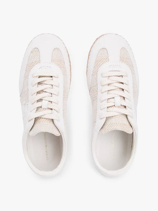 Woven Logo Embroidery Rope Trainers