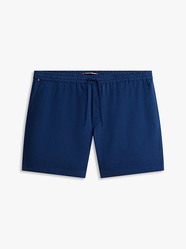 Plus Dover Linen Blend Regular Fit Chino Shorts