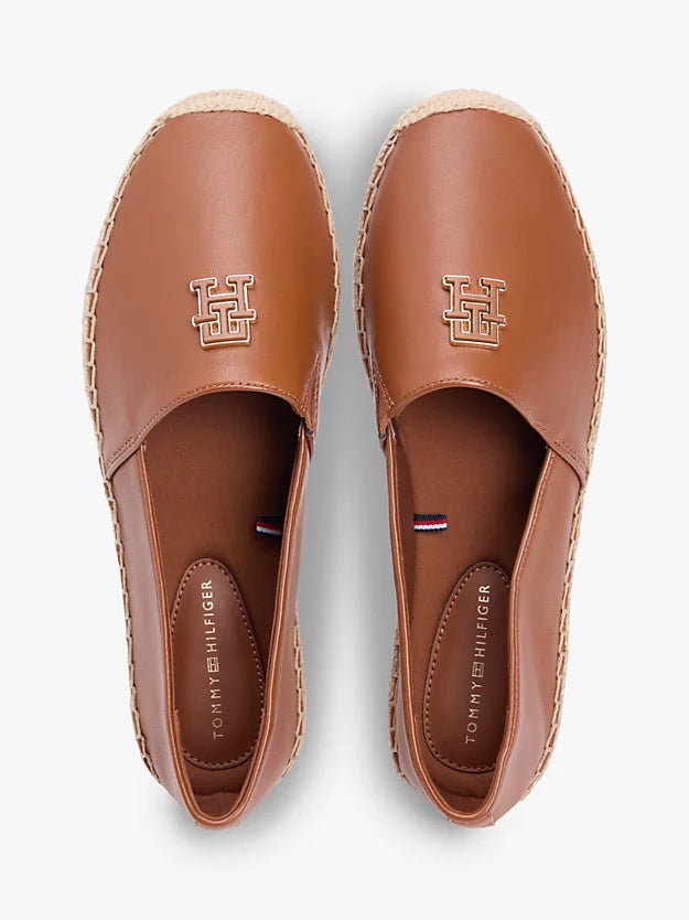 Monogram Leather Espadrilles