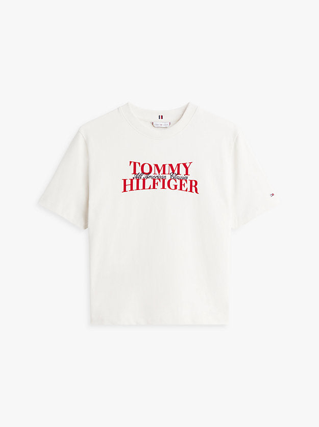 Classic Flock Logo Relaxed T-Shirt
