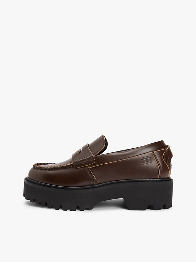 Archive Leather Chunky Cleat Loafers