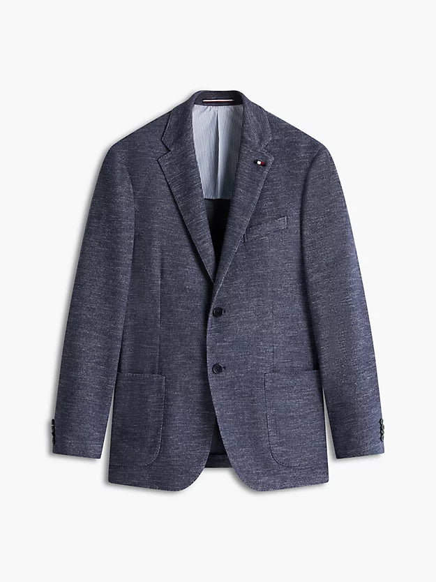Flex Regular Fit Jersey Single Breasted Blazer