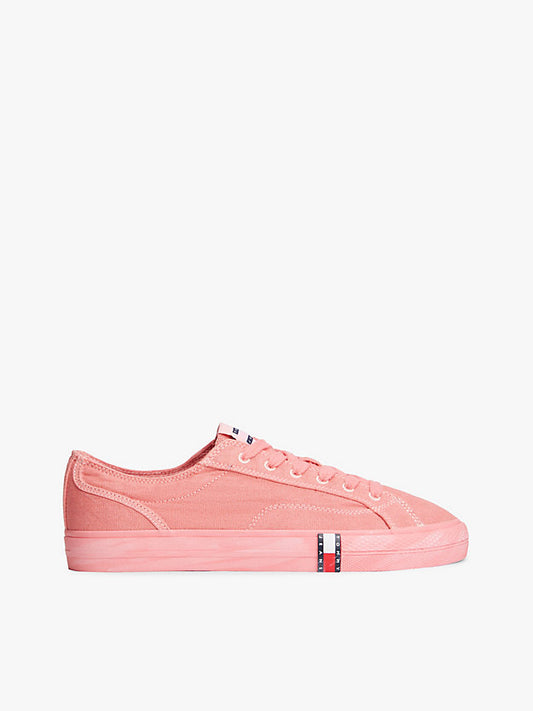 Archive Flag Stripe Washed Canvas Trainers