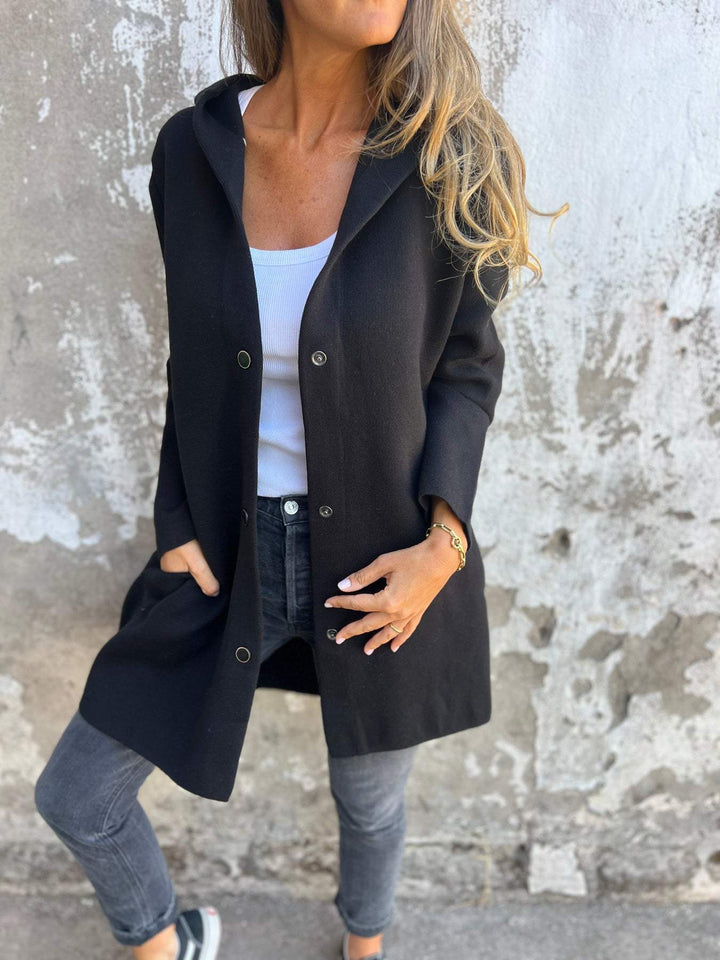 SOLDES EXCEPTIONNELS🔥 Veste à capuche décontractée boutonnée