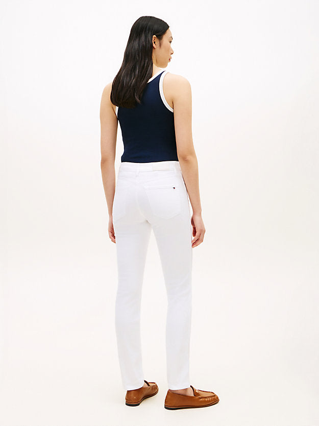 Mid Rise Slim Jeans
