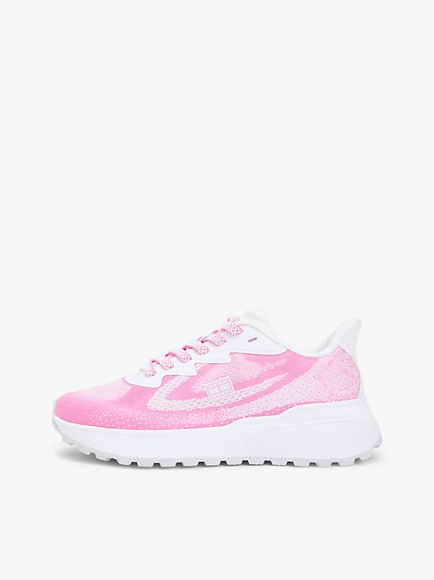 Mesh Jacquard Knit Cleat Trainers