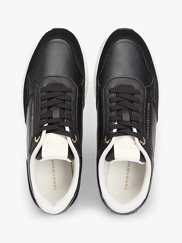 Embossed Monogram Leather Trainers