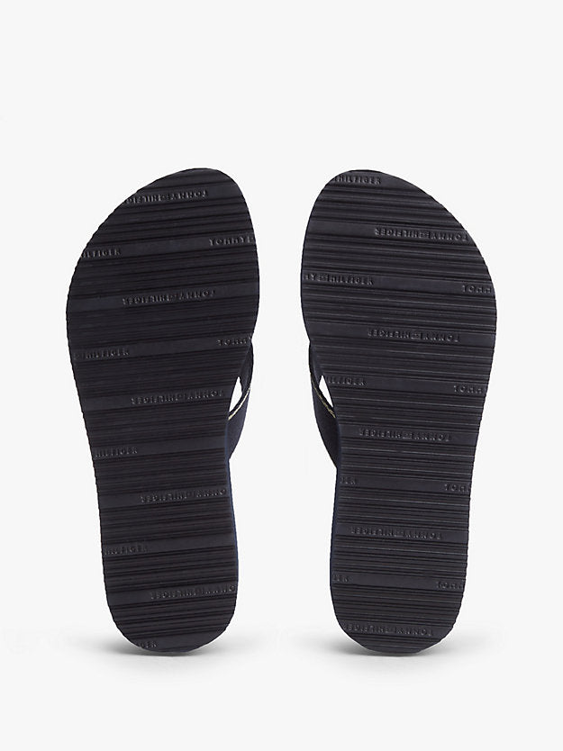 Monogram Wedge Heel Flip-Flops