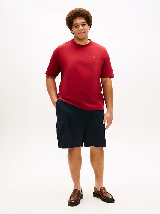 Plus Twill Relaxed Cargo Shorts