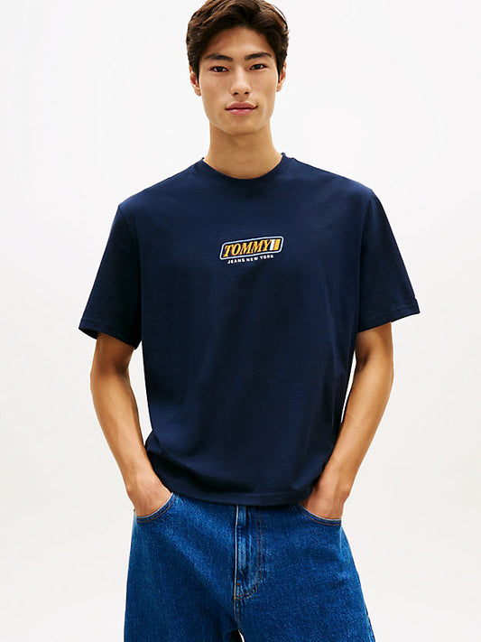 90s Logo Embroidery Jersey T-Shirt