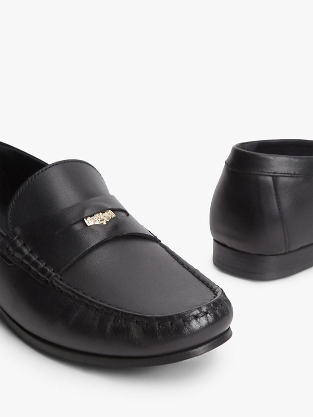 Monogram Leather Penny Loafers