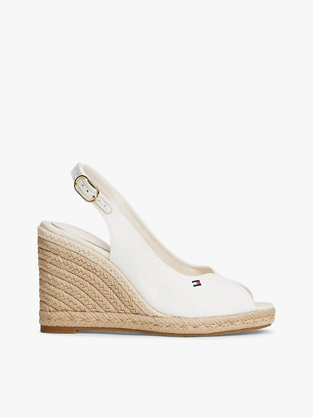 Hemp Slingback Wedge Espadrilles