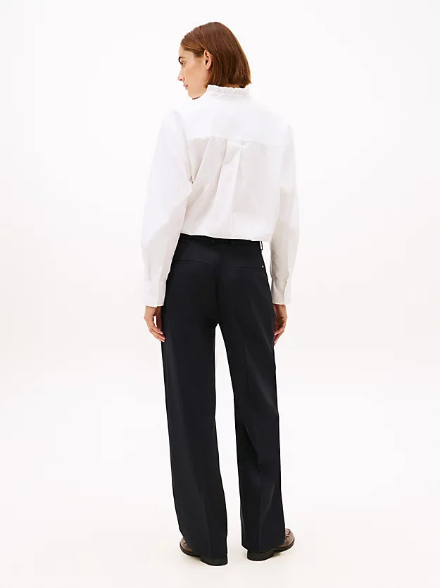 Timeless Pleated Relaxed Straight Leg Trousers