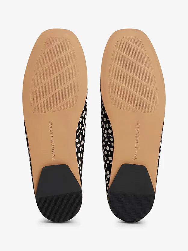 Snow Leopard Print Loafers