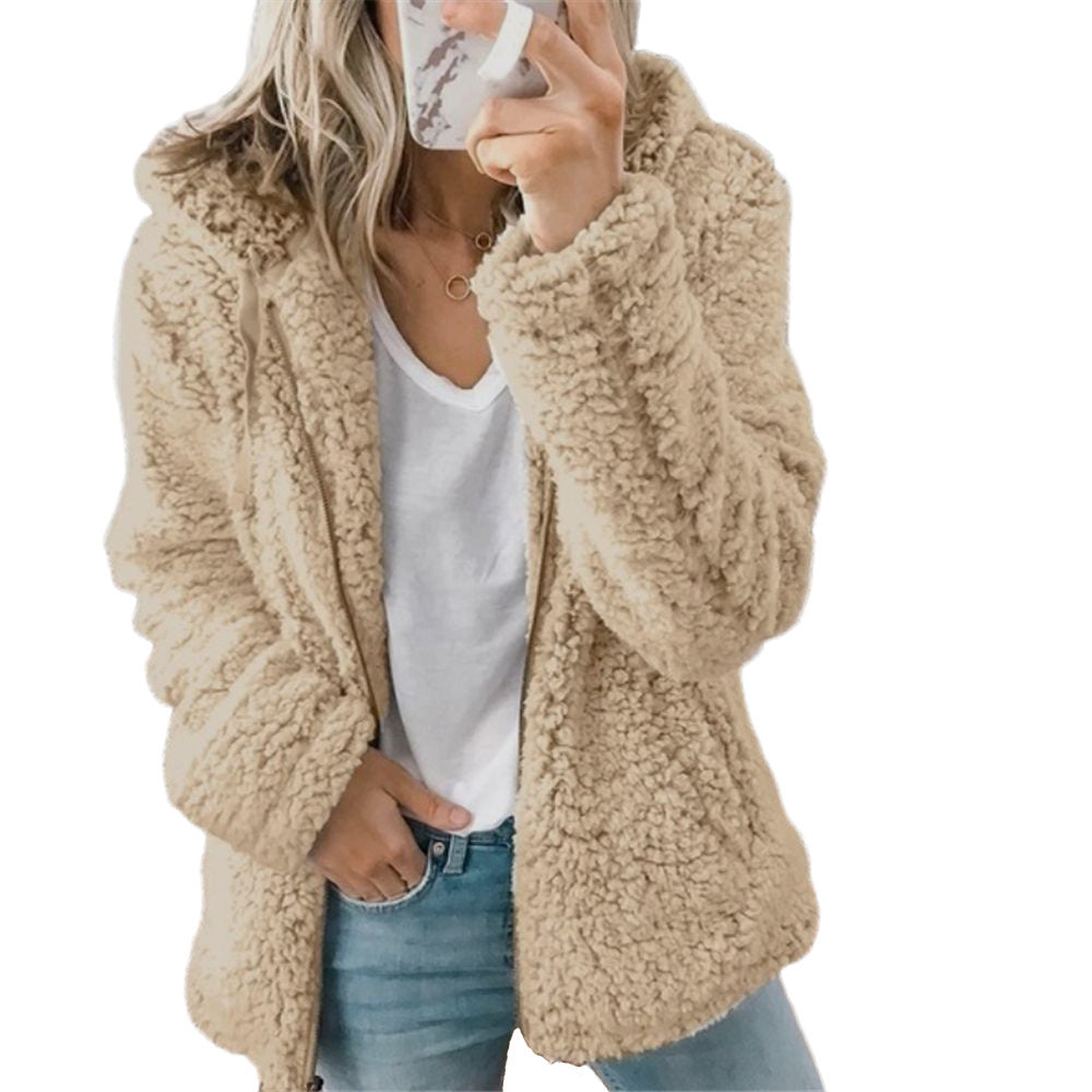 🔥LETZTER TAG 50% RABATT🔥 Damen Wollmantel mit Kapuze