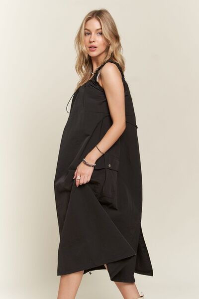 ADORA Cargo-Kleid mit Schlitz und Tunnelzug