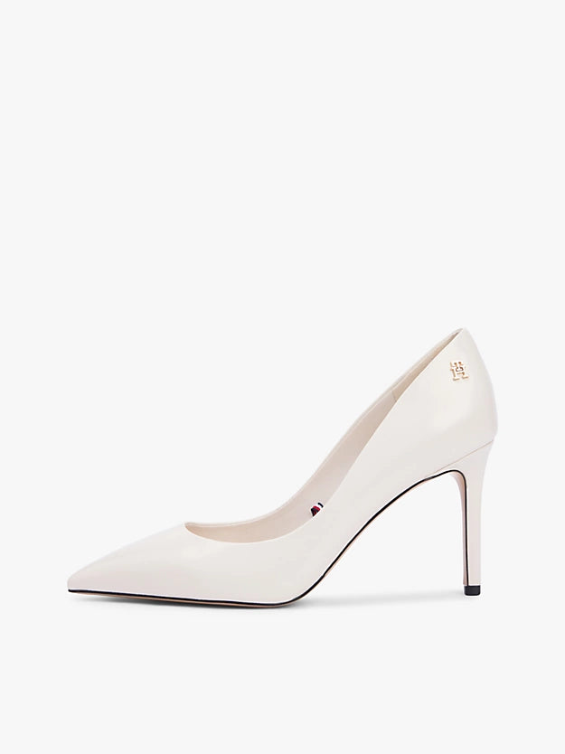 Leather Pointed Toe Stiletto Heels